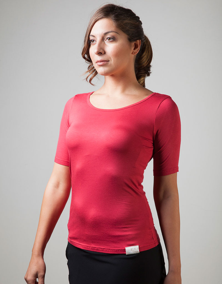 T-Shirt scollatura a U - Luna - Image 6