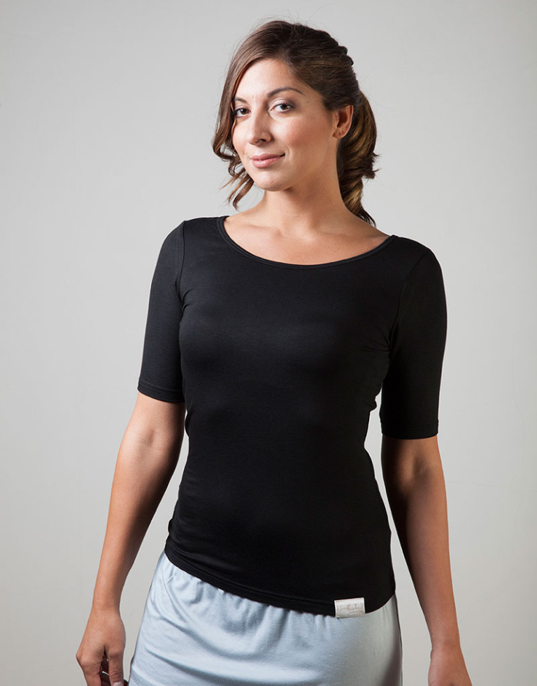 T-Shirt scollatura a U - Luna - Image 5