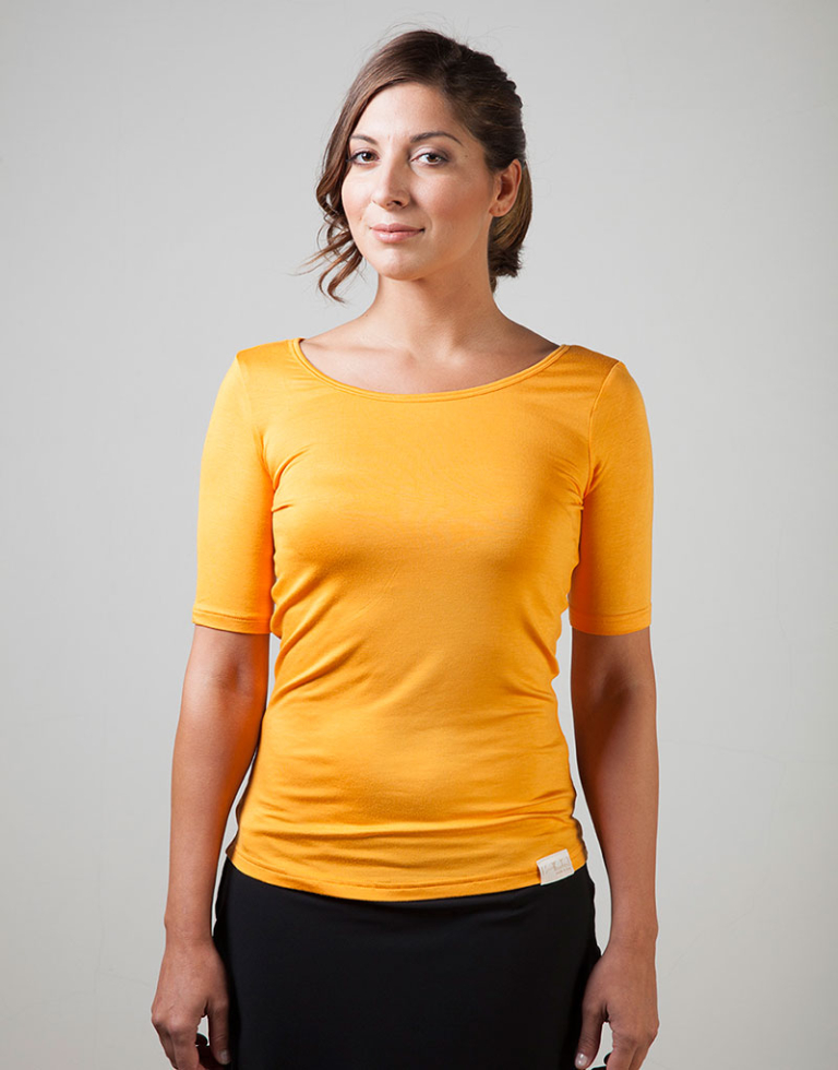 T-Shirt scollatura a U - Luna - Image 4