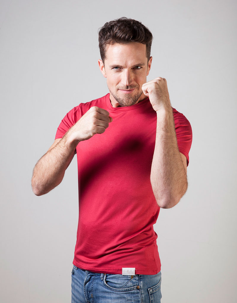 T-shirt scollo a U - Comfort - Image 9